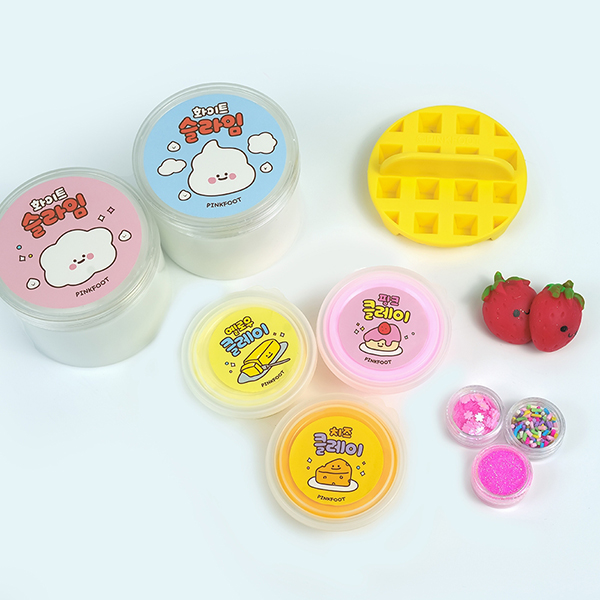 핑크풋 와플 슬라임 세트 DIY : 영광문구몰
