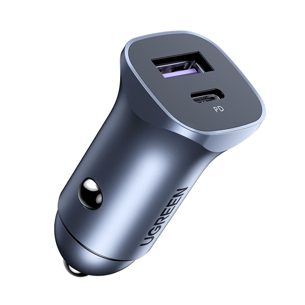 유그린 차량용 시거잭 듀얼 PD PPS 30W 고속충전기, CD130 - 상품 이미지