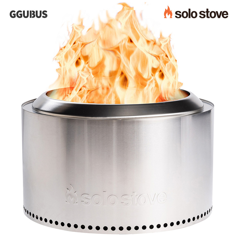 솔로스토브 유콘 화로대 대형 캠핑 이중연소 불멍 야외 원형 파이어핏 펜션 화로 바베큐그릴