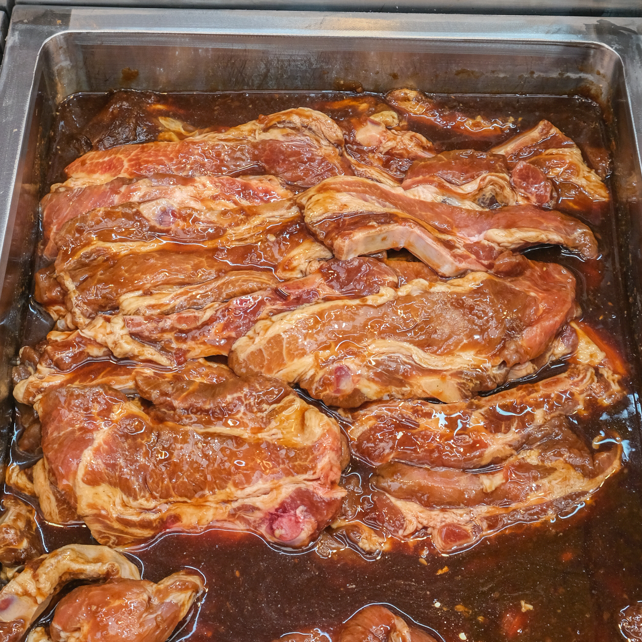 [제천시 배달] 맛 좋은 돼지갈비구이 600g [제천내토 용신축산] : 동네시장 장보기