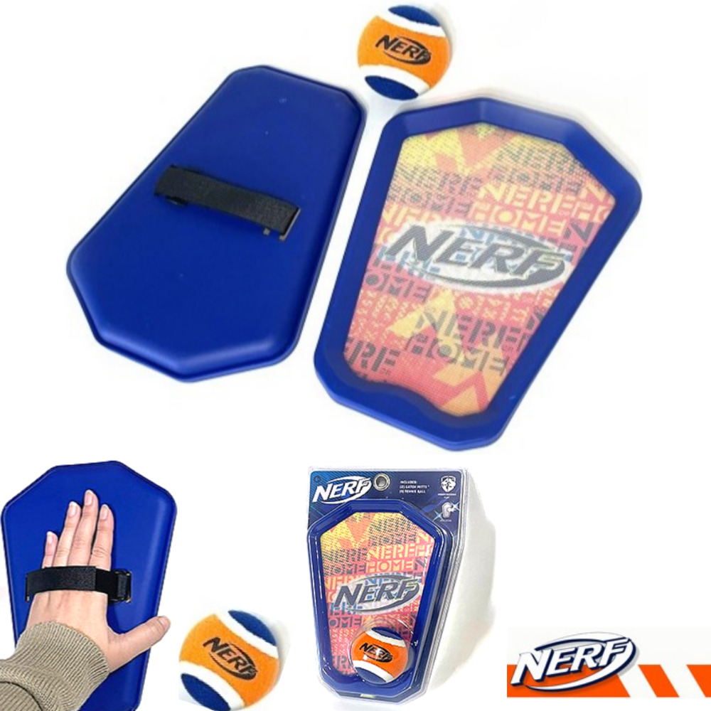 너프 찍찍이 캐치볼 세트 야외 야구 공 던지기 놀이 벨크로 캐처 캐치볼 게임