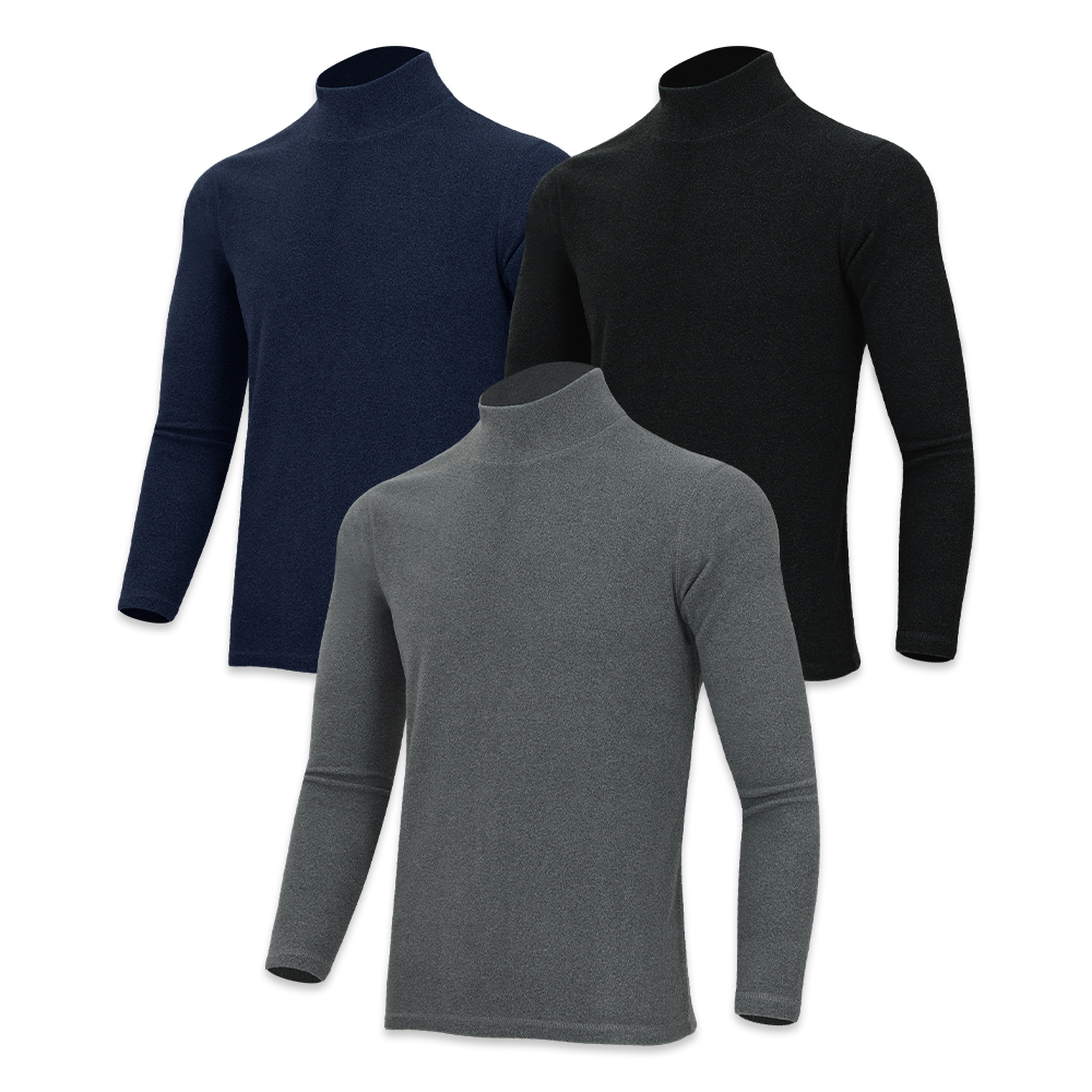 남자반목티 남성목티 기모 목폴라 모크넥