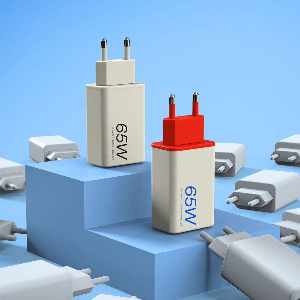 언리시 65W 초고속 미니 3포트 멀티 충전기+MFi/100w 케이블 중 택1 - 상세 이미지 3