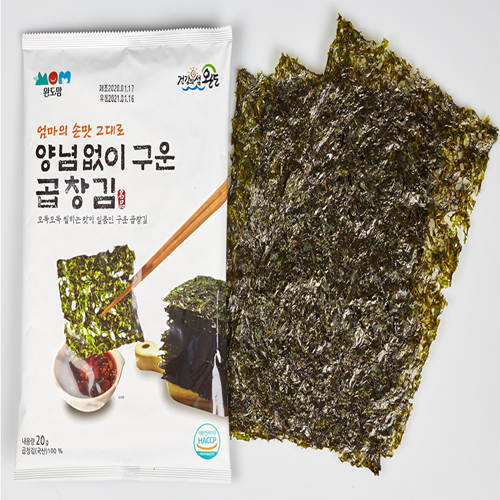 완도 햇 곱창김 100매 특상품 지주식 구운 곱창돌김 - 상세 이미지 4
