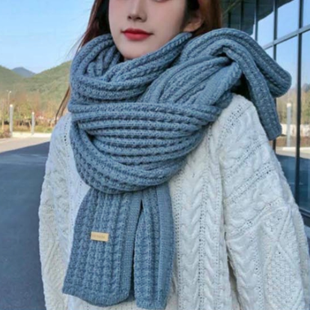 사르르 포근한 부드러운 촉감 커플 남녀공용 여자 남자 데일리 롱 긴 머플러 목도리 선물 - 상품 이미지