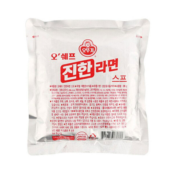 오뚜기 오쉐프 진한라면스프 285g 대용량 업소용 마법가루