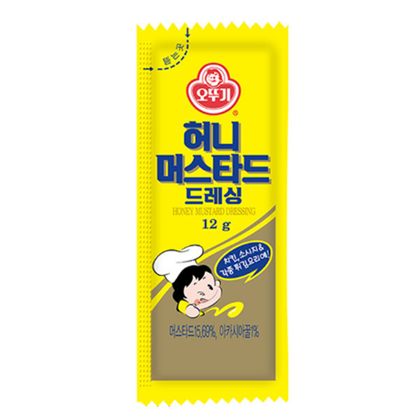 오뚜기 허니 머스타드 12g x 200매 일회용 업소용 - 메인 이미지
