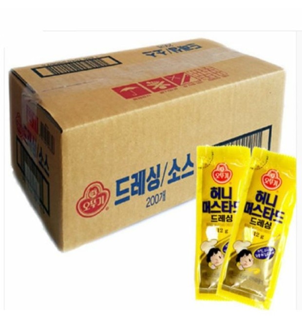 오뚜기 허니 머스타드 12g x 200매 일회용 업소용 - 상세 이미지 2
