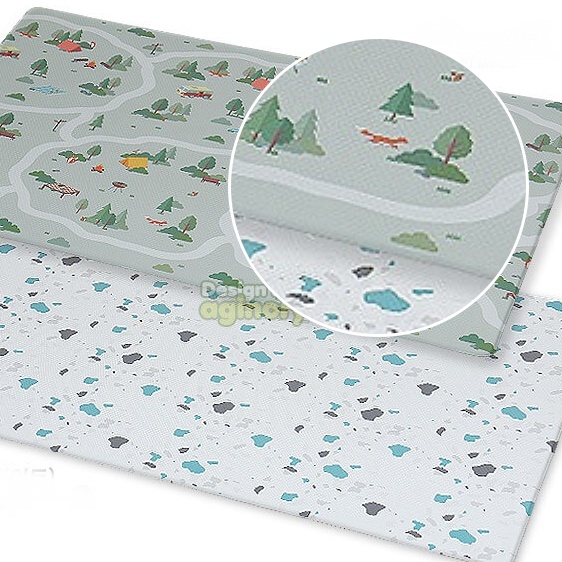 거실쿠션매트 아기방매트 유아바닥매트 140x170