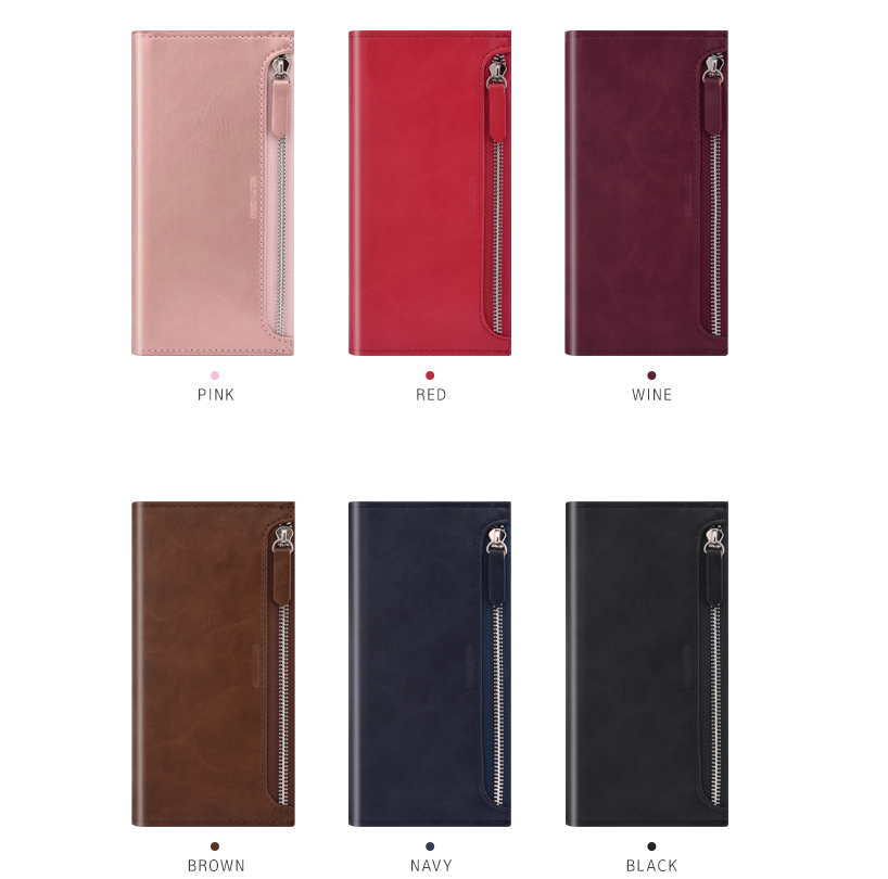 갤럭시A34 5G 지퍼 다이어리 핸드폰 지갑 핸드백 케이스 - 상세 이미지 2