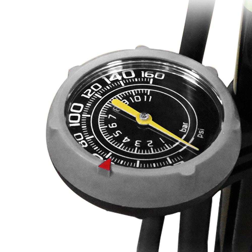 지요 호비 자전거 펌프 신형 원터치 공기 주입기 GF-55K 킹 모든 자전거 호환가능 이미지 2