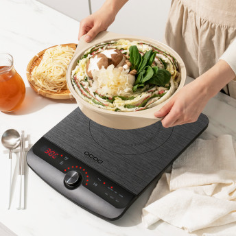 [유해 가스없는 주방] 오쿠 휴대용 1구 프리미엄 인덕션 OCC-IH500H 강력한 화력