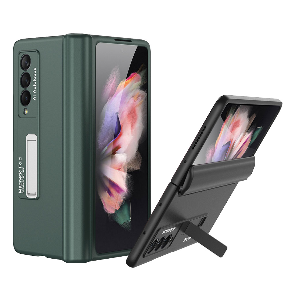 갤럭시 폴드 케이스 힌지보호 풀커버 슬림 블랙, 갤럭시Z 폴드4 - 상품 이미지