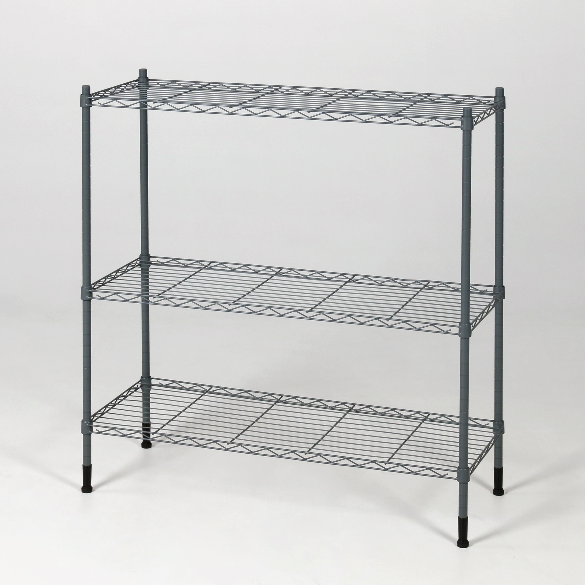 RACKEY 900 선반 900900 900mmx350mmx900mm, 3단, 다크그레이 2103.6581 - 상품 이미지