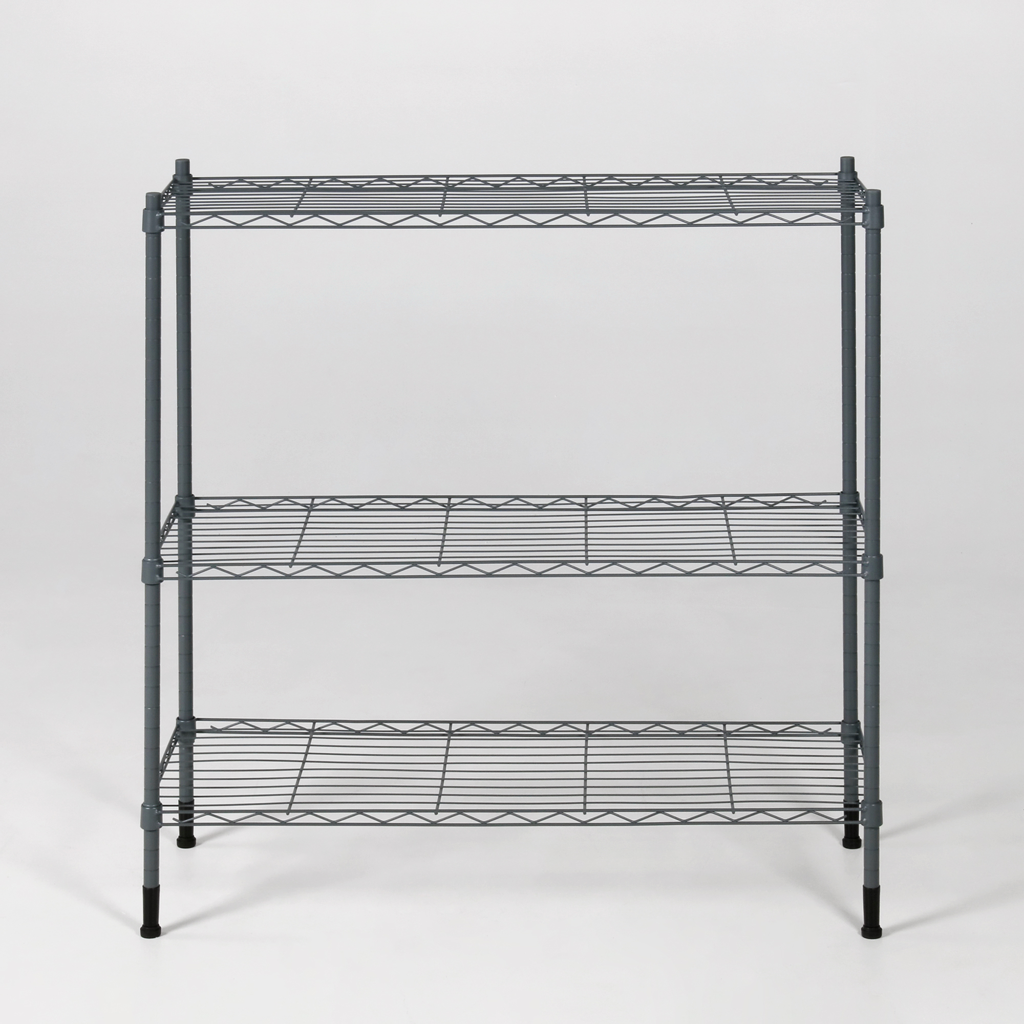 RACKEY 900 선반 900900 900mmx350mmx900mm, 3단, 다크그레이 2103.6581 - 상세 이미지 2
