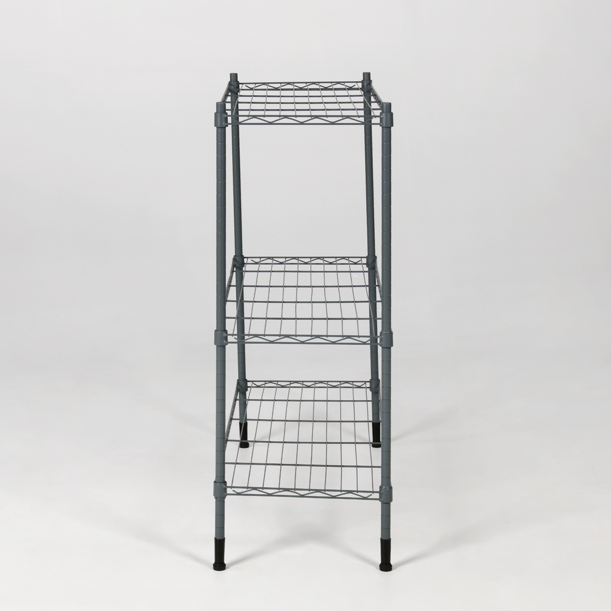 RACKEY 900 선반 900900 900mmx350mmx900mm, 3단, 다크그레이 2103.6581 - 상세 이미지 3