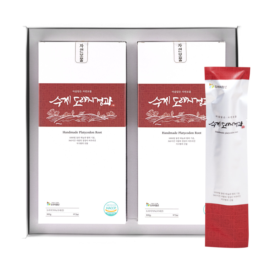 서민갑부 국산 수제 도라지정과 500g 명절 한과 상견례선물(개별포장) - 상세 이미지 2