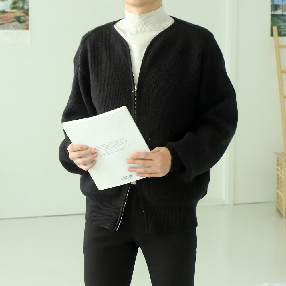 남자가디건 투웨이 하찌 니트 남자캐시미어가디건 제품 이미지