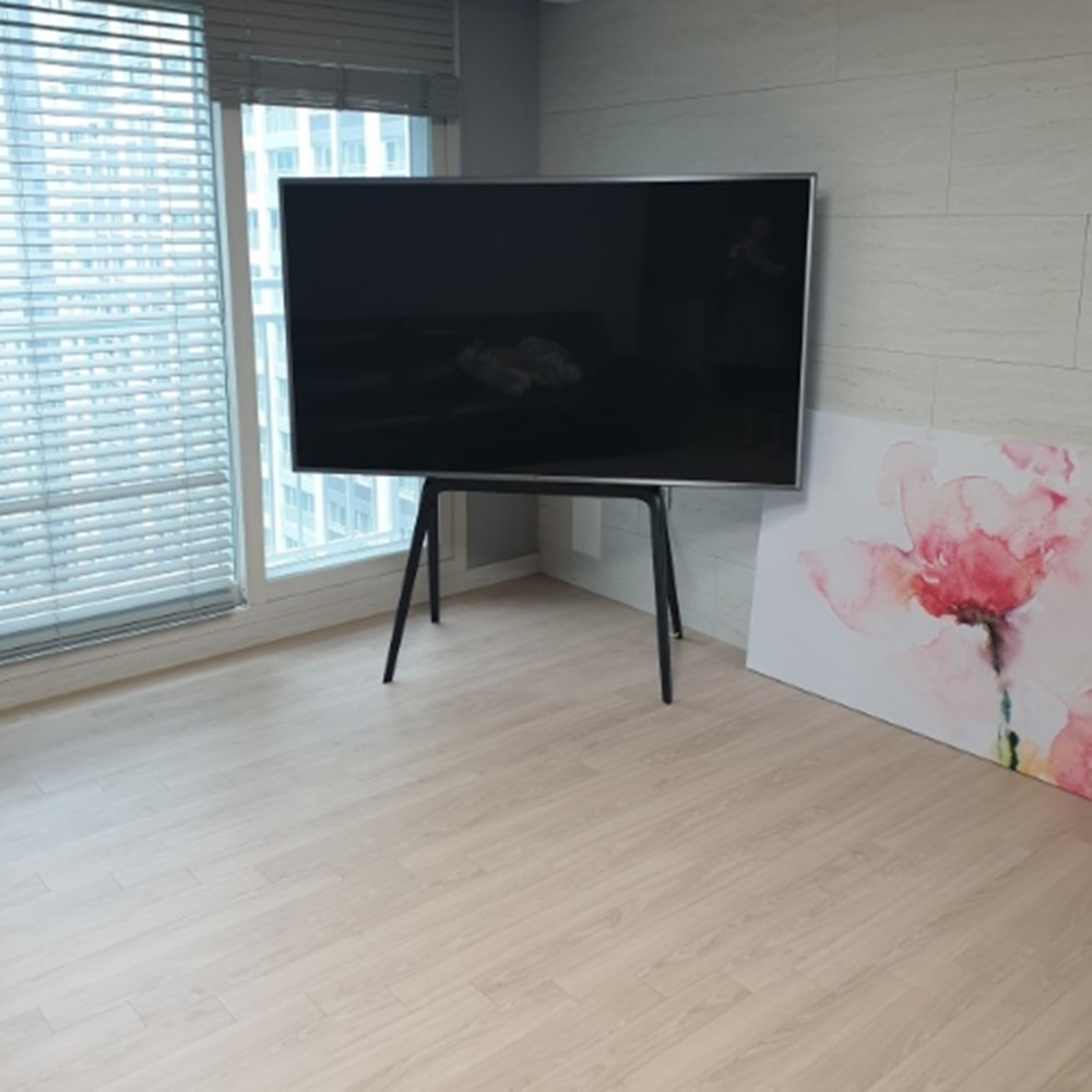 티비거치대 삼성 LG 샤오미 호환 대형 TV스탠드 이젤형셋톱박스거치대 - 상세 이미지 2