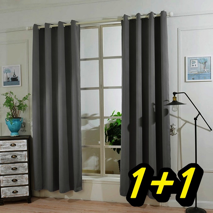 작은창 먼지없는 암막커튼 무지암막 커튼 원룸