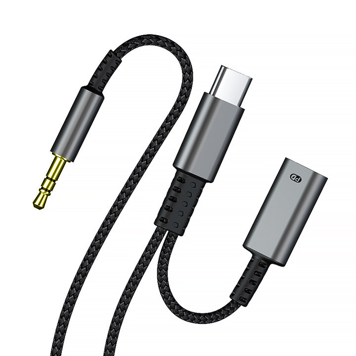 바라보고 USB C타입 to 3.5mm AUX 변환 케이블 차량용 오디오 젠더 AB01 - 상세 이미지 3