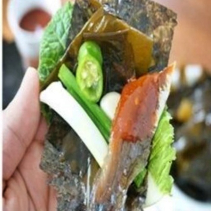 포항 구룡포 햇 과메기 철 말린 과메기 야채 세트 5마리