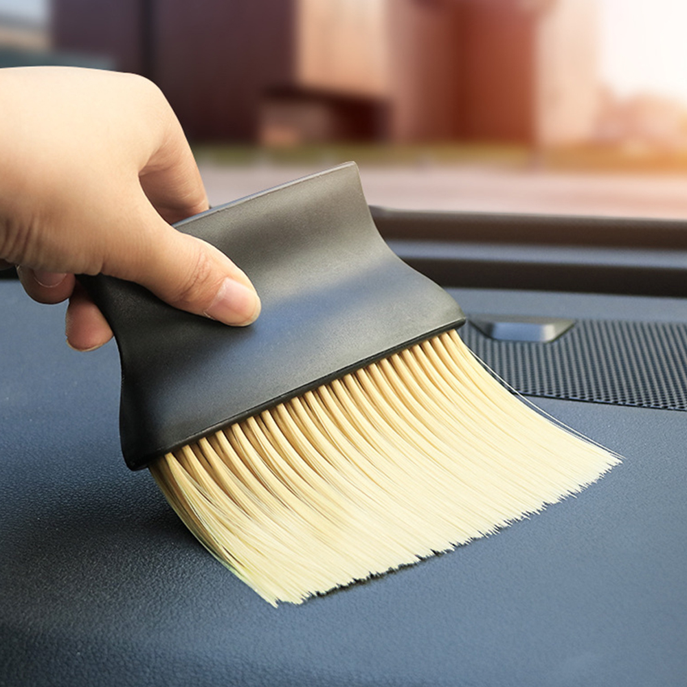 오토크루 실내세차 먼지털이 송풍구 브러쉬 2개입 옐로우 - 상세 이미지 2