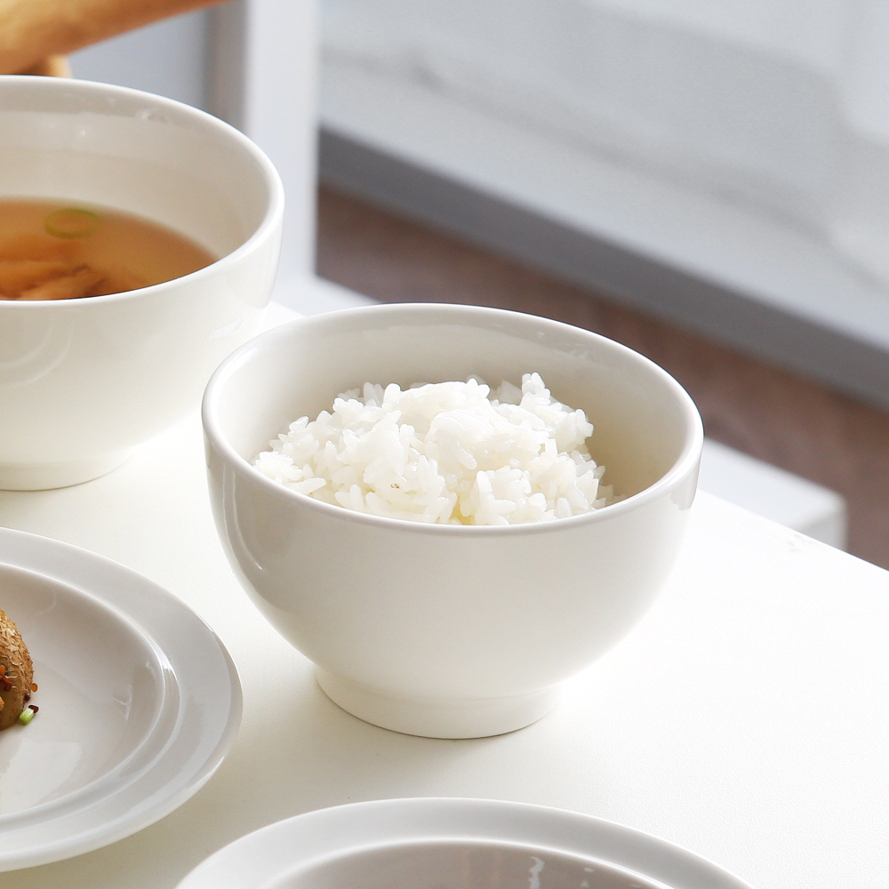 시라쿠스 메이플 레트로 빈티지 카페 브런치 플레이트 공기 11cm / 화이트 - 상품 이미지