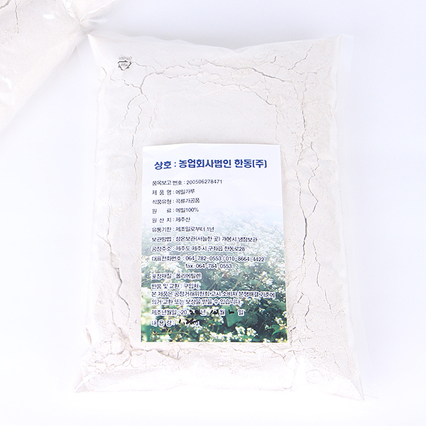 제주나는 메밀가루 분말 제주 메밀100% 1.2kg, 5개 - 상품 이미지