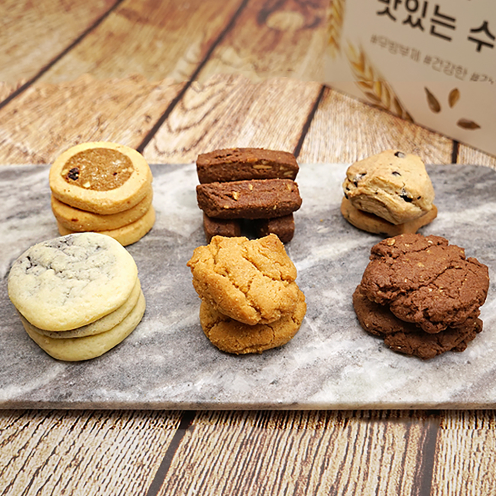 에이쿠키 초코아몬드 1kg 수제쿠키(코코아) 대용량 답례품 선물 카페 디저트 : 코코비아