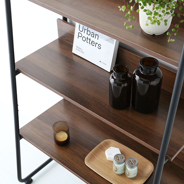 MOBON 선반 800 넓은 800x420x1200mm, 3단, 블랙 4215.7288 - 상세 이미지 2