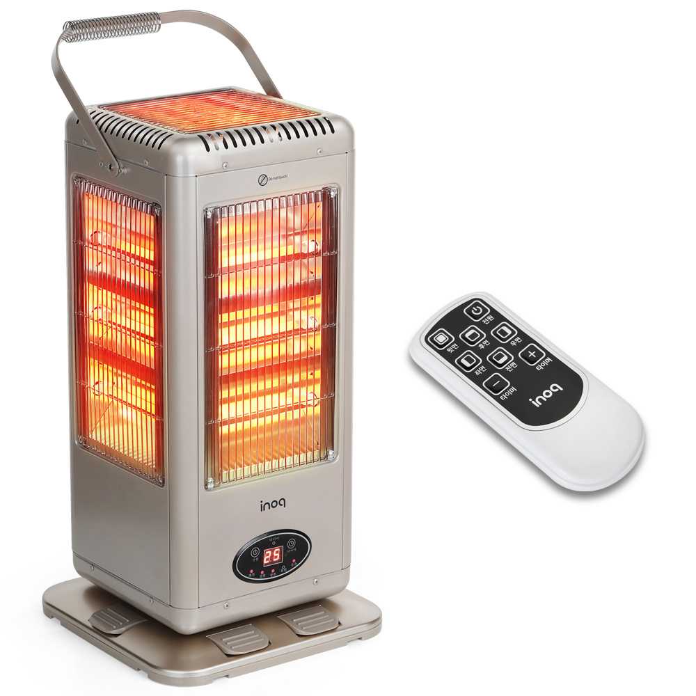 이노크아든 타이머 발터치 히터 리모컨 오방향 전기난로 가정용 사무실 스토브 IA-i92R