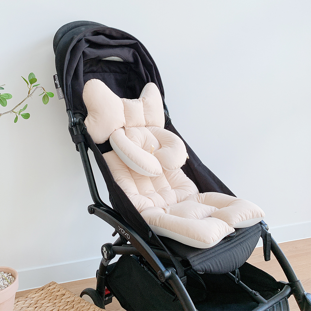 마롤로뜨 마카롱 컬러 사계절 유모차 라이너 시트 신생아 카시트