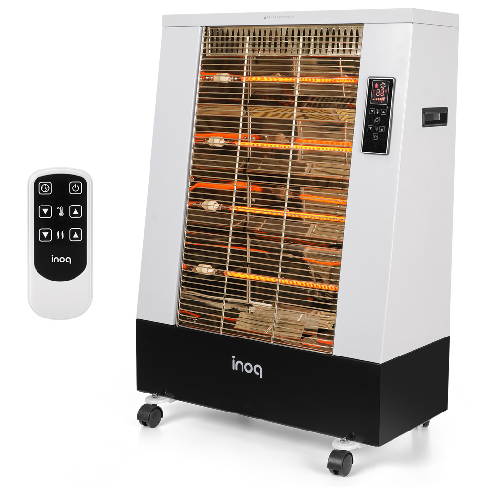이노크아든 업소용온풍기 4단 카본히터 사무실 대형 온풍 전기히터 난방기 IA-i100BG