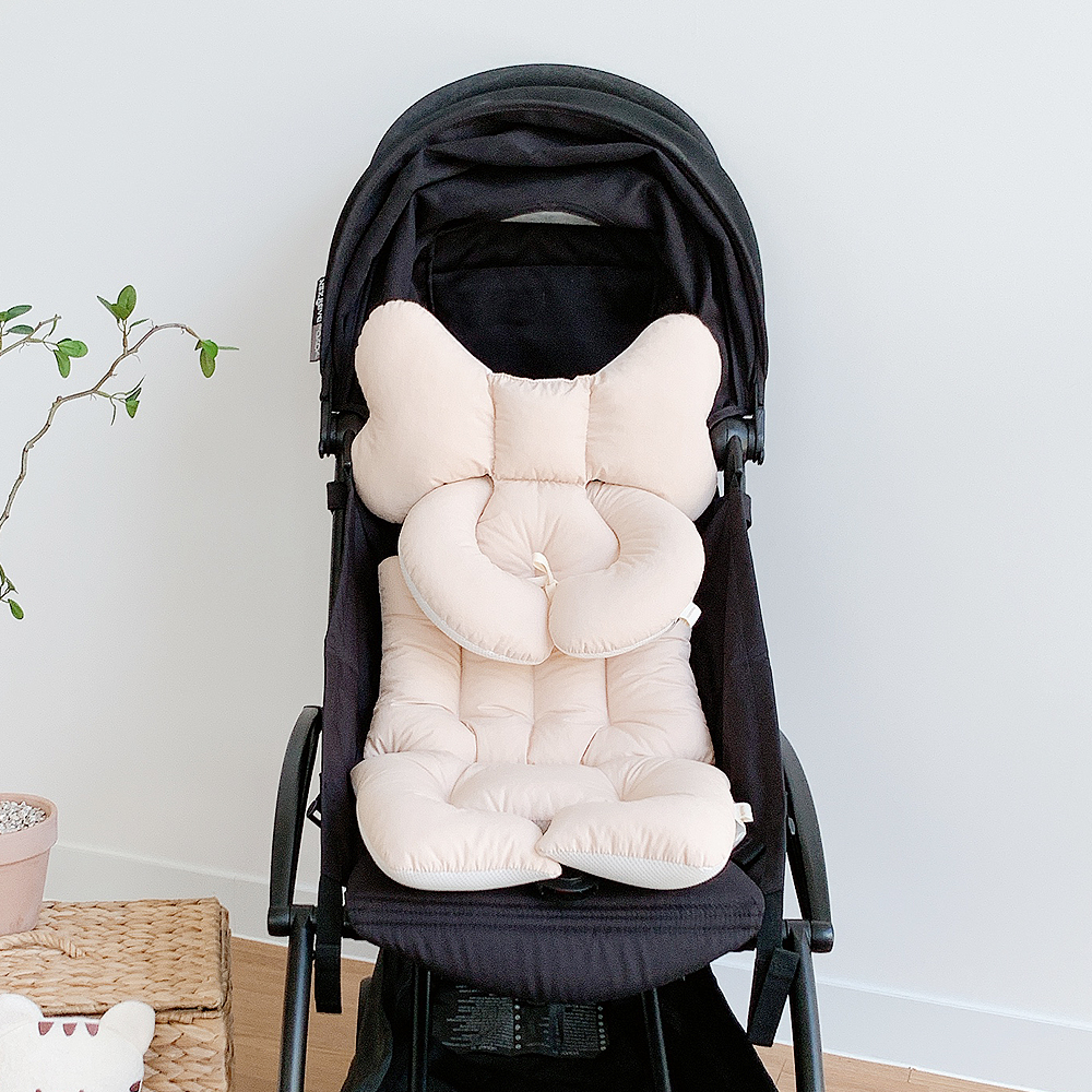마롤로뜨 마카롱 컬러 사계절 유모차 라이너 시트 신생아 카시트