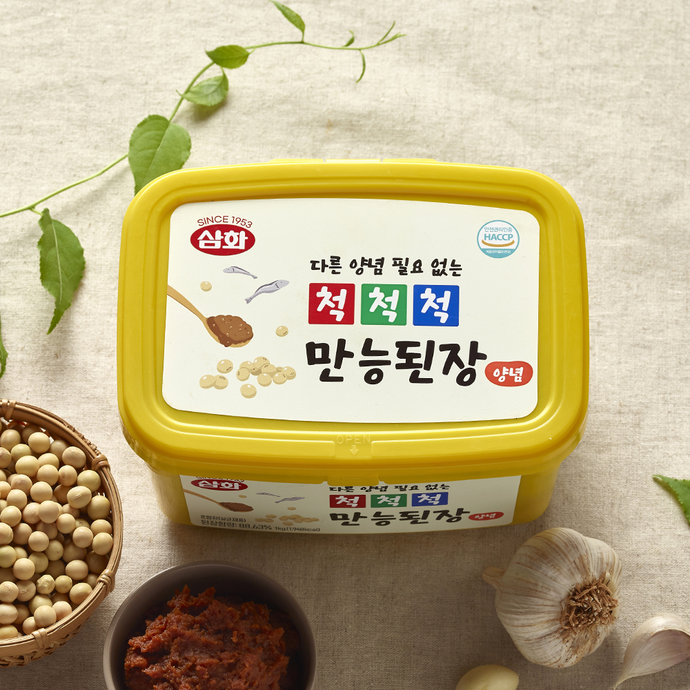 삼화 척척척 만능된장양념 1kg, 1개 : 삼화식품