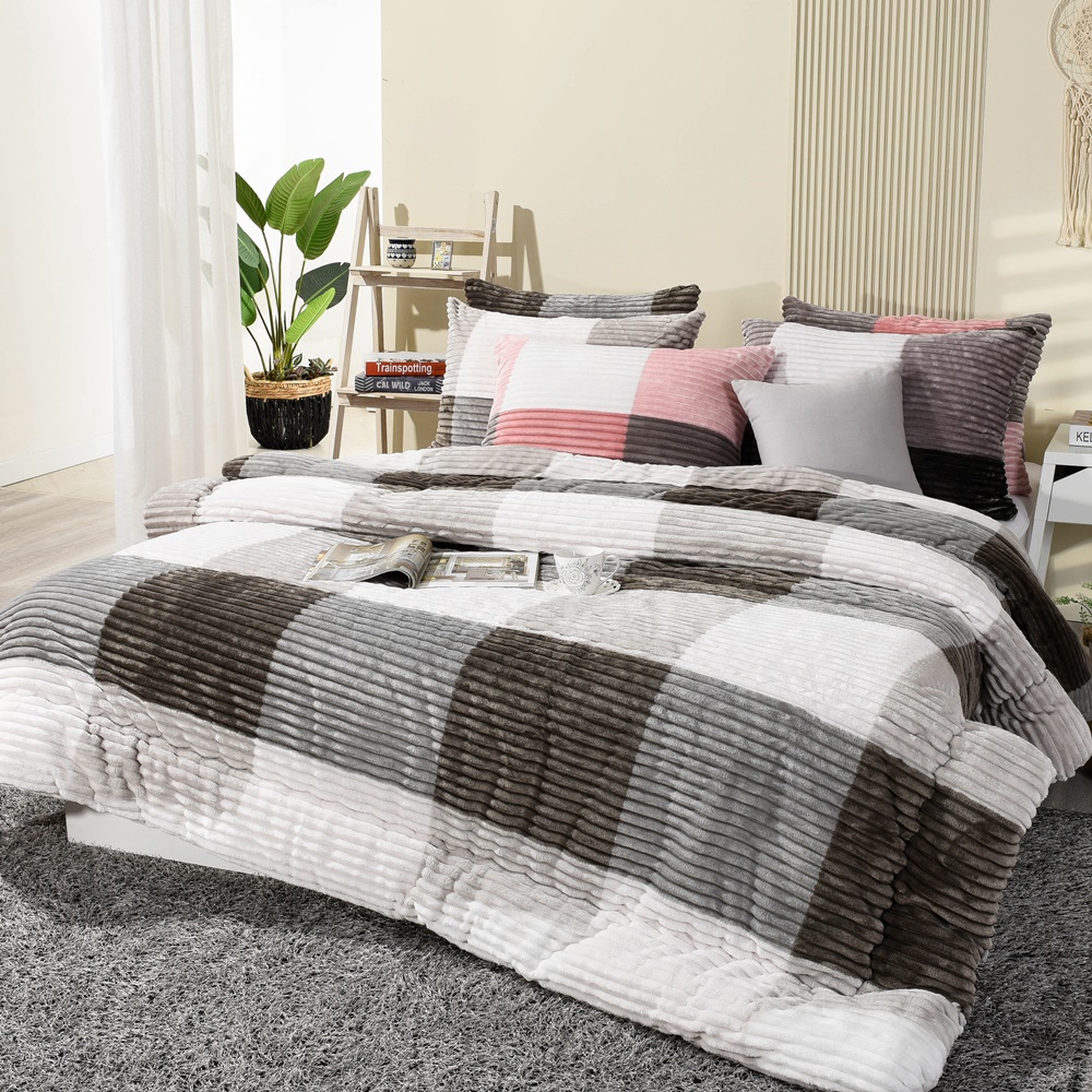 한파대비 워밍뮴 극세사 밍크 두꺼운 겨울 차렵이불 SS