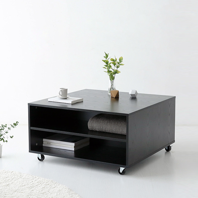 LECCO 커피테이블 KS1037TB 블랙브라운 5985.6495 - 상세 이미지 2