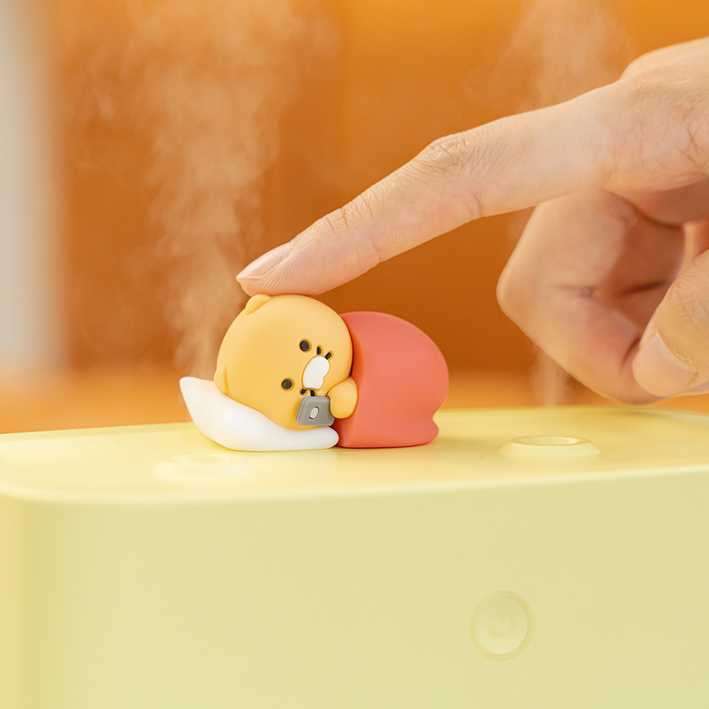 카카오프렌즈 릴렉싱 듀얼 대용량 LED 무드등 가습기 1.2L 춘식이 - 상품 이미지