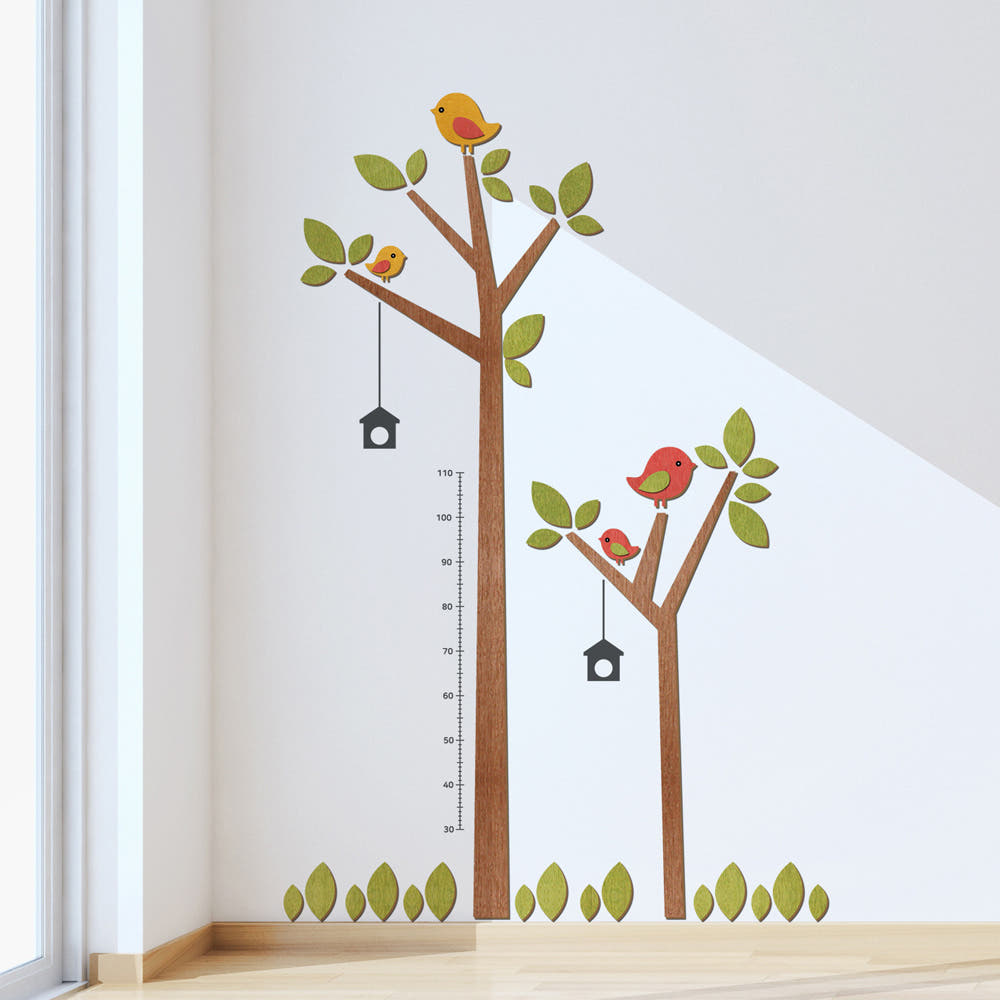 우드스티커 키재기나무