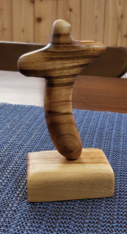 캄포나무 탁상 기도손십자가 탁상십자가