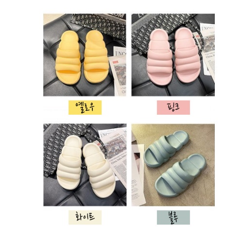 굽높은 욕실화 물때없는 욕실화 EVA 화장실 신발 논슬립 이미지 7