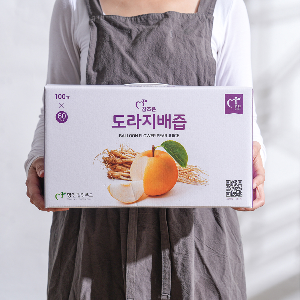 농축액 사용하지 않은 원물 도라지배즙 100ml x 60포, 1개