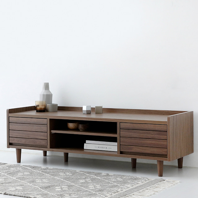 OSLON TV거실장 37120 TWM37120L 1200x398x370mm, 미들브라운 8992.6765