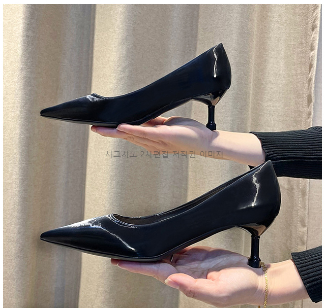 220-255 에코르 5,7,10cm 스틸레토 펌프스 하이힐 구두 3color 상세 이미지 6