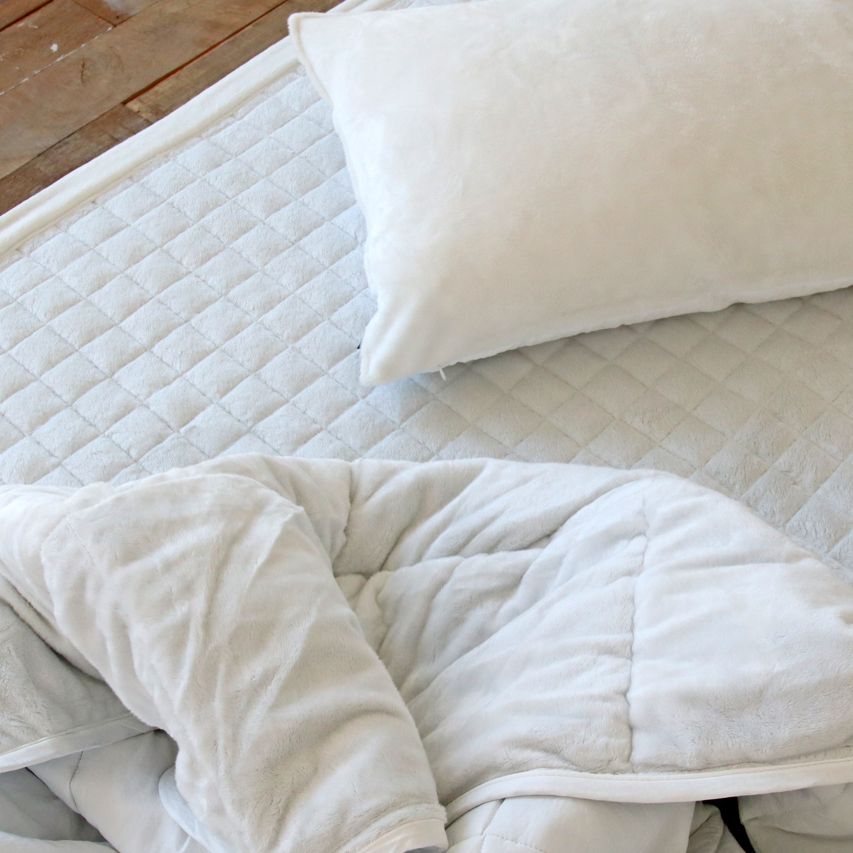 그래핀 자가발열 극세사 모달 기절 겨울 차렵이불 세트 SS