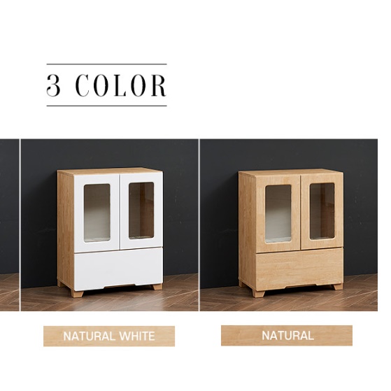 낮은 작은 원목 거실 장식장 서랍 장식장 상패 트로피 미니 양주 진열장