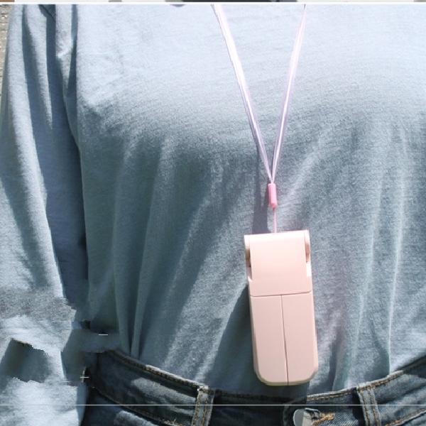 목에거는선풍기 초미니선풍기 캠핑용 무선 선풍기 TFOLDEDFAN