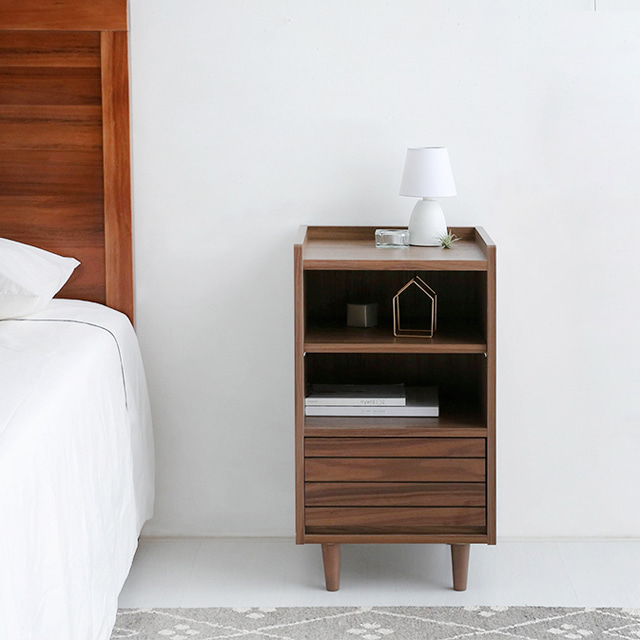 OSLON 사이드콘솔 3칸 TWM7040HO 400x400x710mm, 3단, 미들브라운 7169.2070 - 상세 이미지 5