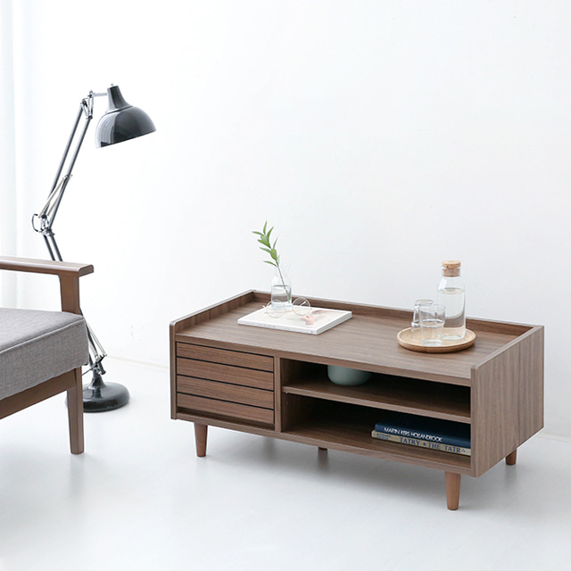 OSLON TV거실장 3790 TWM3790L 900x398x370mm, 미들브라운 9130.9169 - 상세 이미지 5